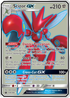 Scizor-GX 158/168 Full Art Ultra Rare kaart – Celestial Storm – Pokémon TCG