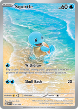 Squirtle 170/165 Illustration Rare kaart – Scarlet & Violet 151 – Alternate Art Pokémon TCG