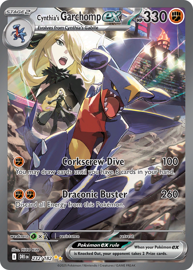Cynthia’s Garchomp ex – Special Illustration Rare #232