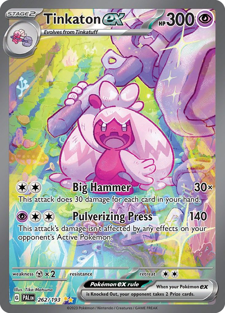 Tinkaton Ex – 262/193/193 - Paldea Evolved – Pokémon kaart