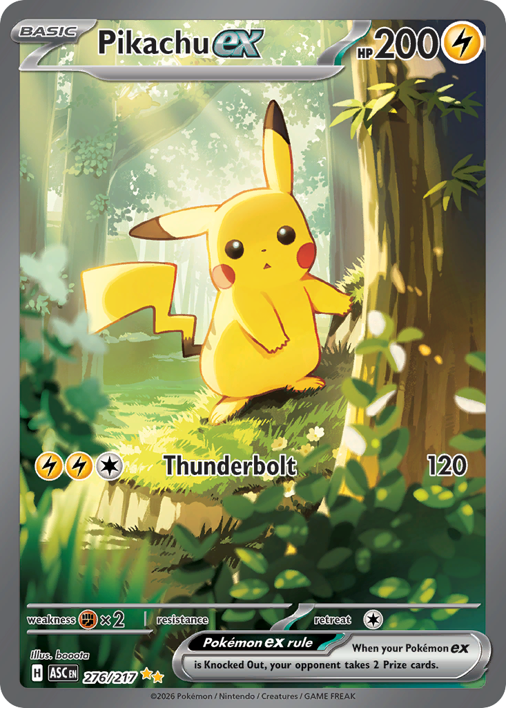Pikachu ex 276/131 - Ascended Heroes | OttenCards