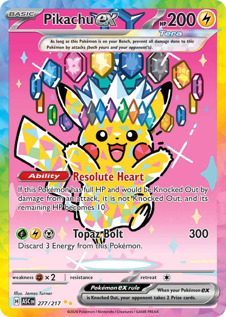 Pikachu ex 277/131 - Ascended Heroes | OttenCards