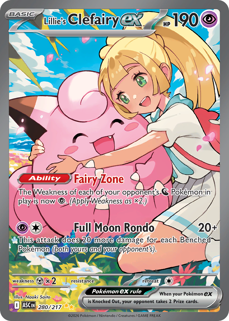 Lillie's Clefairy ex 280/131 - Ascended Heroes | OttenCards
