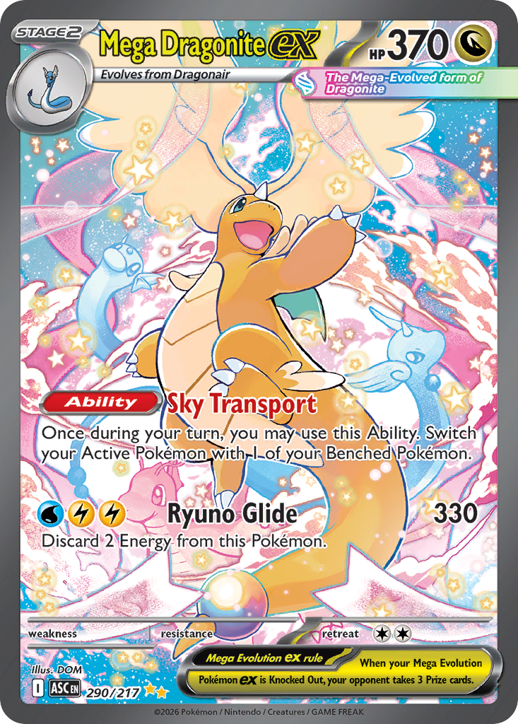 Mega Dragonite ex 290/131 - Ascended Heroes | OttenCards