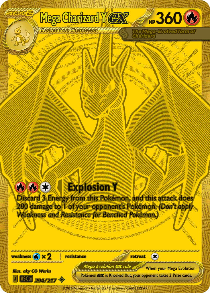 Mega Charizard Y ex 294/131 - Ascended Heroes | OttenCards