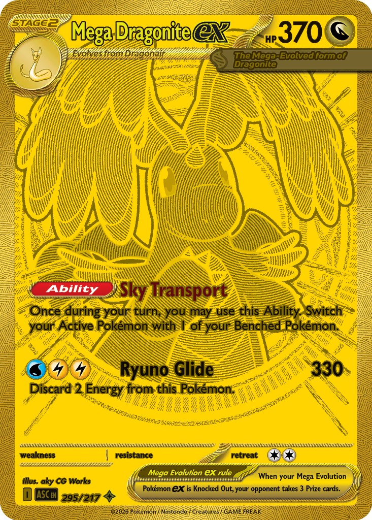 Mega Dragonite ex 295/131 - Ascended Heroes | OttenCards