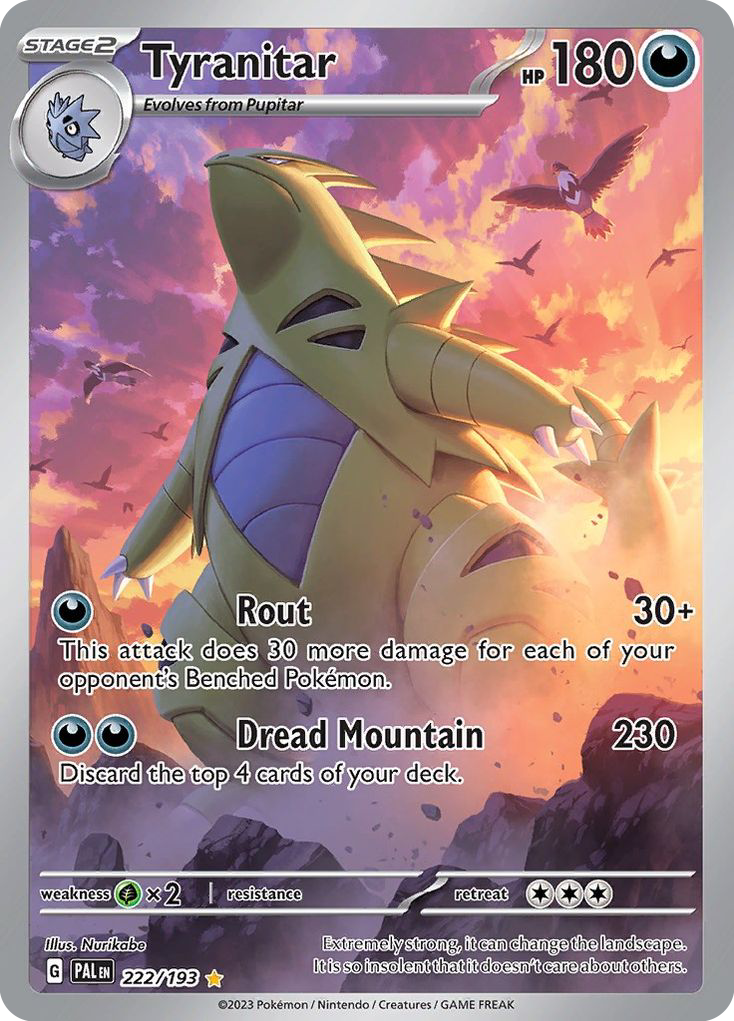 Tyranitar 222/193 - Paldea Evolved | OttenCards